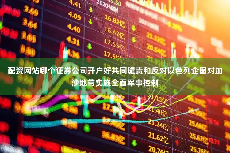 配资网站哪个证券公司开户好共同谴责和反对以色列企图对加沙地带实施全面军事控制