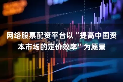 网络股票配资平台以“提高中国资本市场的定价效率”为愿景